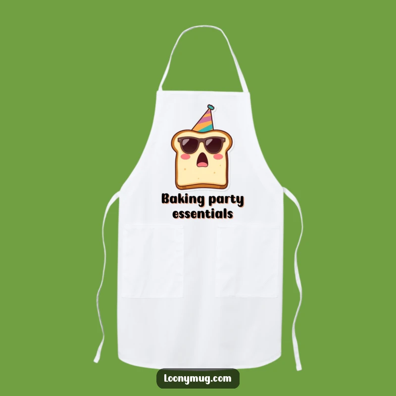 Funny Toast Surprise Party Apron: Cook Up Laughs in Hilarious Kitchen Style
