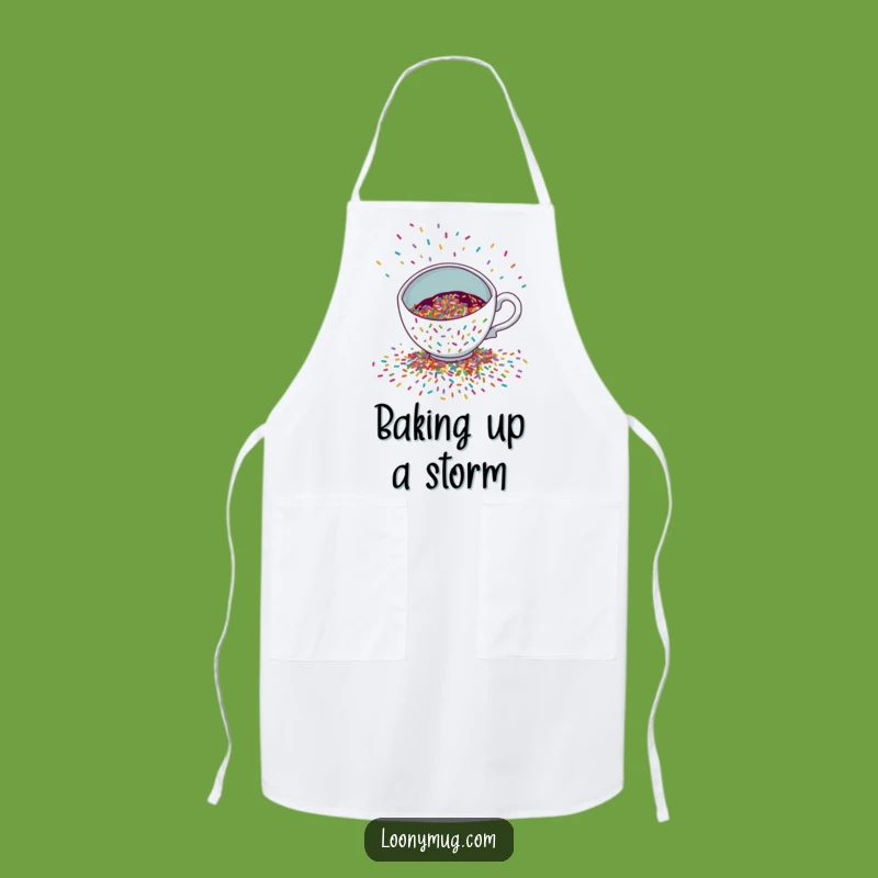 Funny Sprinkle Apron - Kitchen Teacup Party Chef Gift