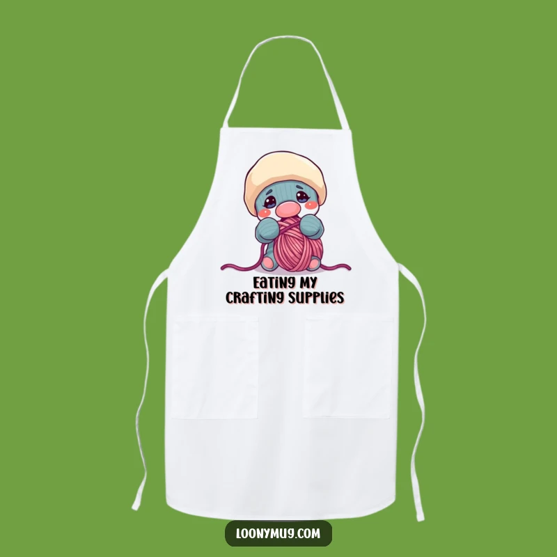 Funny Sock Puppet Kitchen Apron - Cook with Hilarious Style!