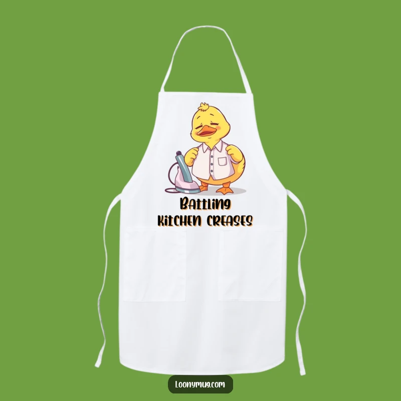 Funny Rubber Duck Ironing Apron: Tackle Laundry Day with Humor and Style