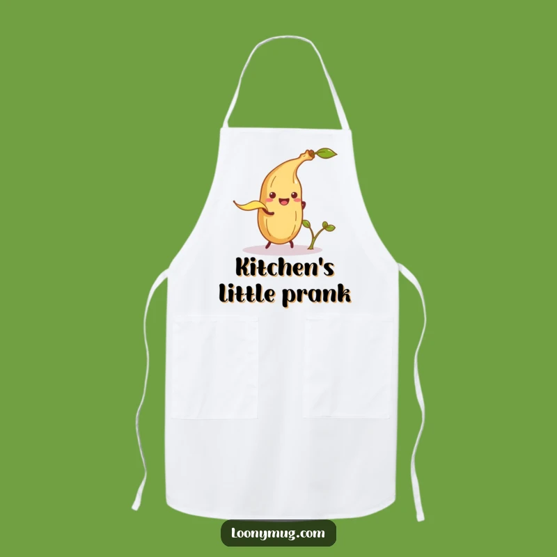 Funny Banana Peel Potato Apron: Cook with Prankster Precision - Gift!