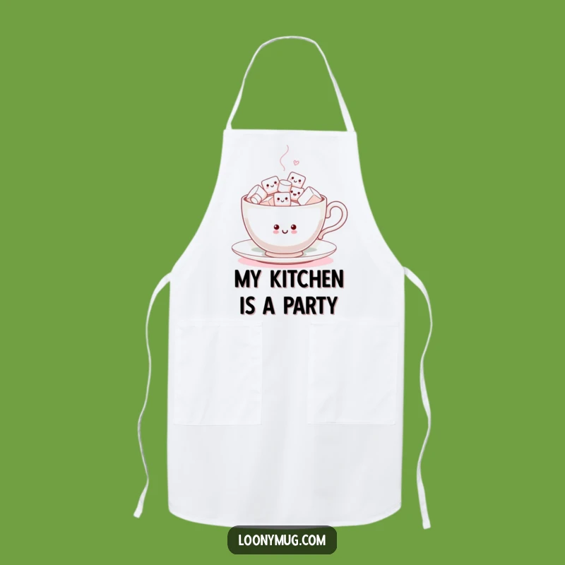 Funny Marshmallow Dance Apron: Cook Up Laughs in This Hilarious Kitchen Essential