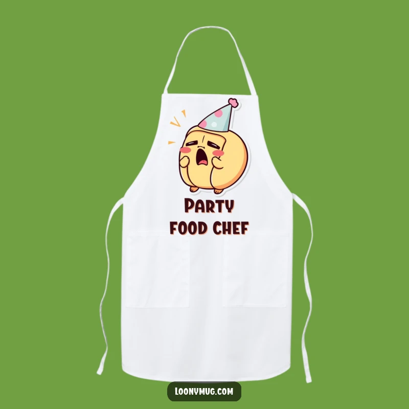 Funny Sleepy Hot Dog Apron - Yawning Kitchen Gift