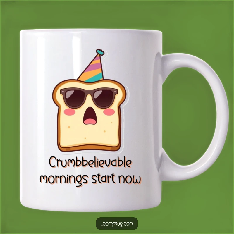 Funny Toast Surprise Party Mug: A Hilarious Gift for Your Favorite Breakfast Lover