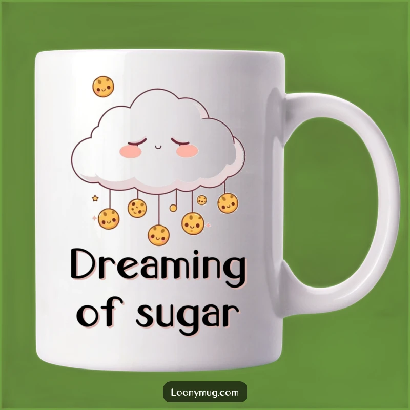 Funny Sleepy Cloud Cookie Rain Mug - Sweet Dreams & Hilarious Gift!