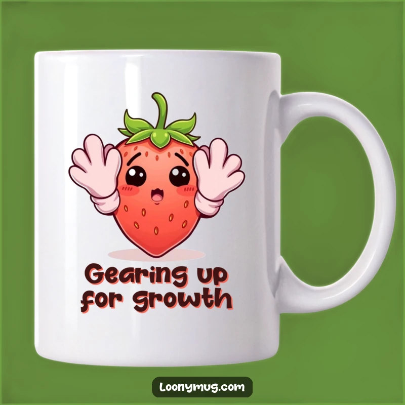 Funny Gardening Strawberry Mug: A Hilarious Surprise for Your Favorite Green Thumb!