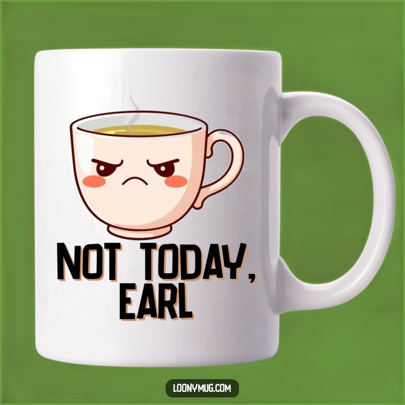 Funny Grumpy Teacup Mug: The Perfect Gift for Tea-Haters and Sarcastic Souls