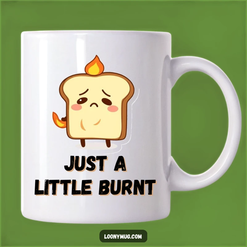 Funny Nervous Toast Fire Mug - Hot & Hilarious Gift