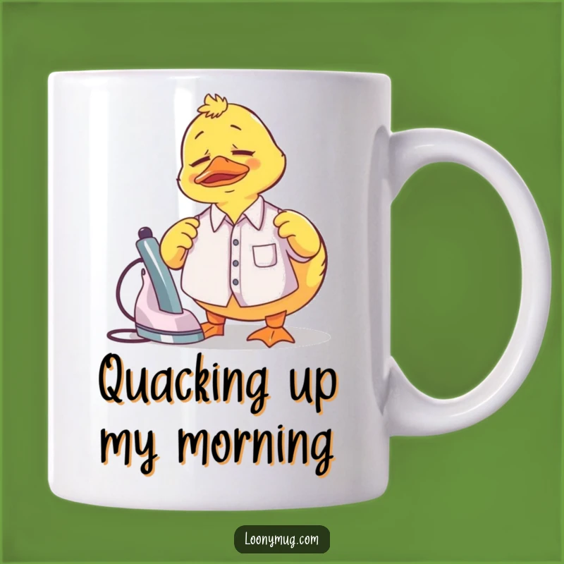 Funny Rubber Duck Ironing Mug: A Hilarious Gift for Those Who Hate Laundry Day