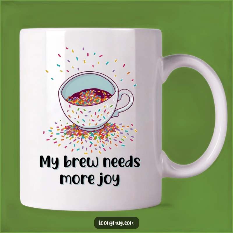 Funny Sprinkle Spill Mug - Mischievous Teacup Party Gift