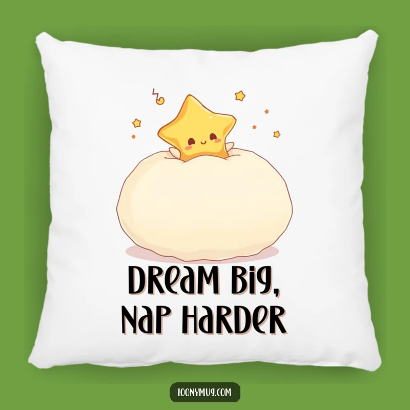 Funny Dreaming Star Pillow - Cozy Bounce Accent Pillow