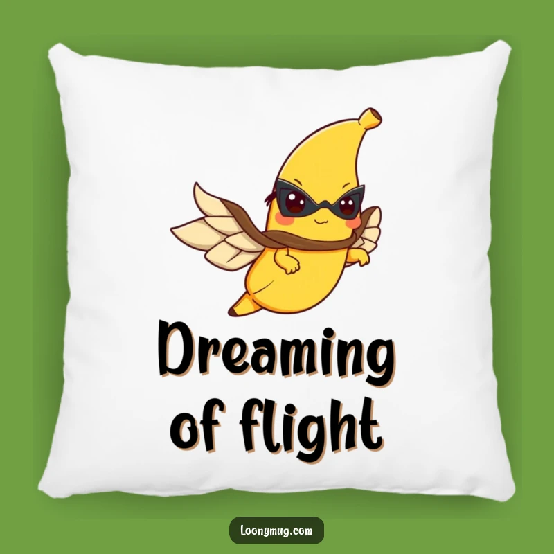 Funny Flying Banana Pillow - Soft Superhero Fruit Cushion for a Smile