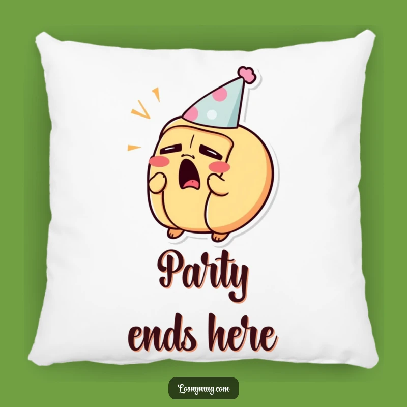 Funny Sleepy Hot Dog Pillow - Cozy Yawn Accent Pillow