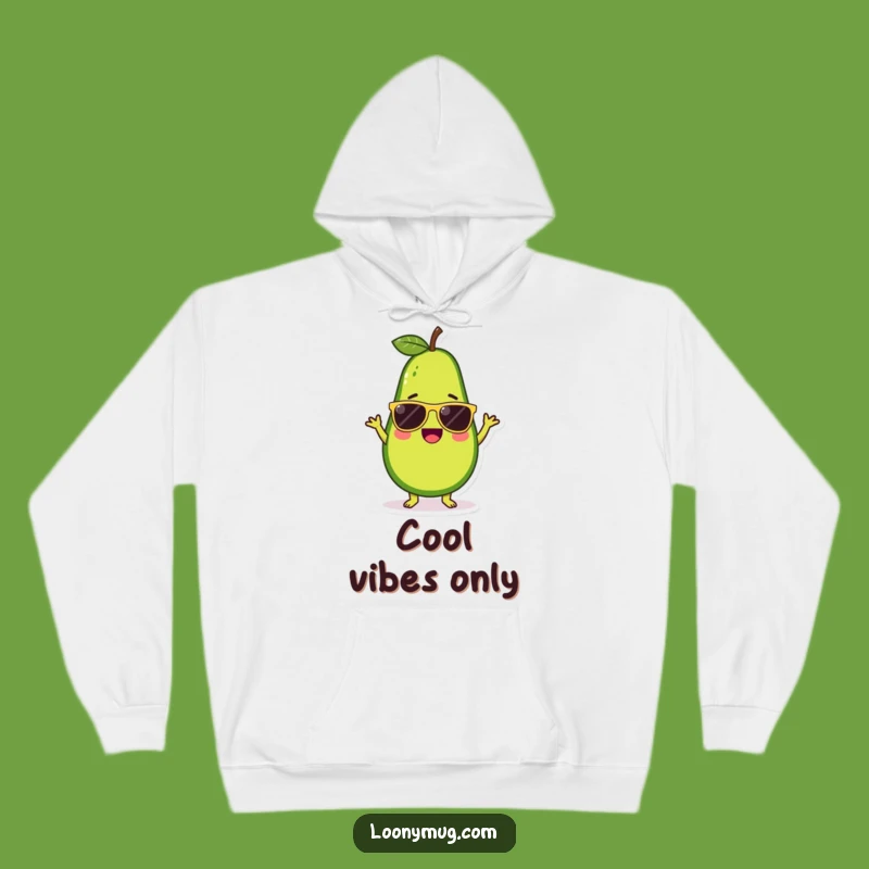 Funny Avocado Sunglasses Dance Hoodie: Cozy Grooves and Cool Style