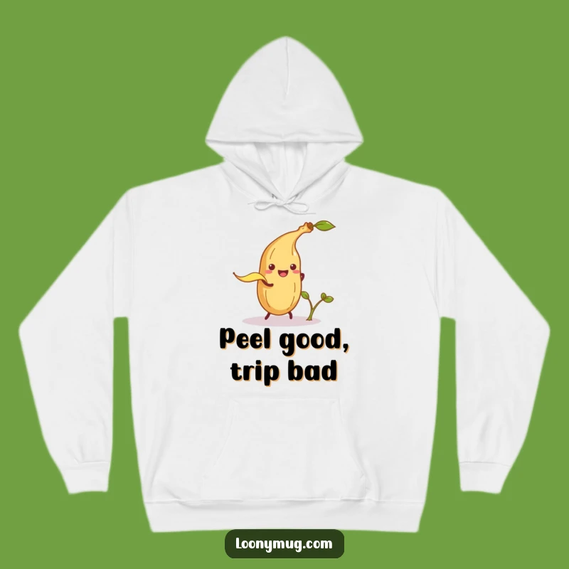 Cozy Funny Banana Peel Potato Hoodie: Warm Up with Prankster Produce - Gift!