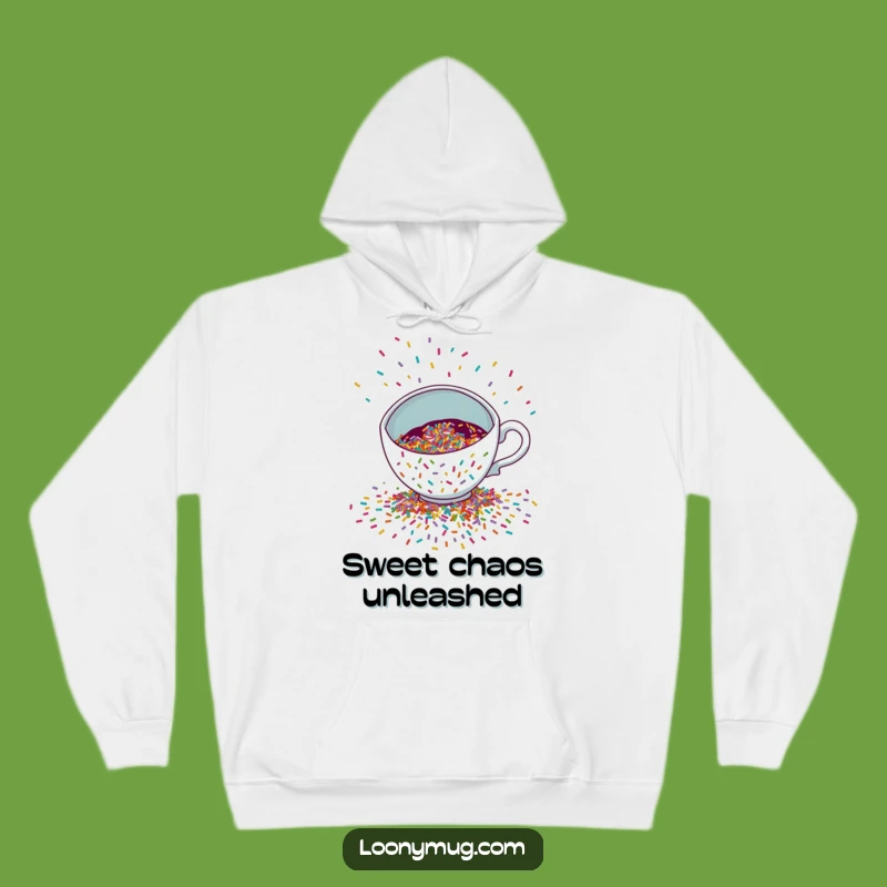 Cozy Funny Sprinkle Hoodie - Warm Party Teacup Gift Apparel