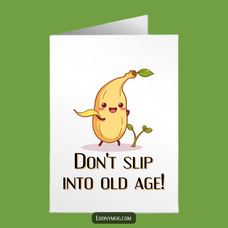 Free Printable Birthday Card: Banana Peel Prank, Hilarious Downloadable Gift for Jokers