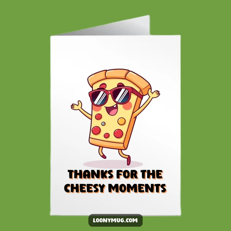 Free Printable Thank You Card: Dancing Pizza for a Fun Downloadable Gratitude Gift