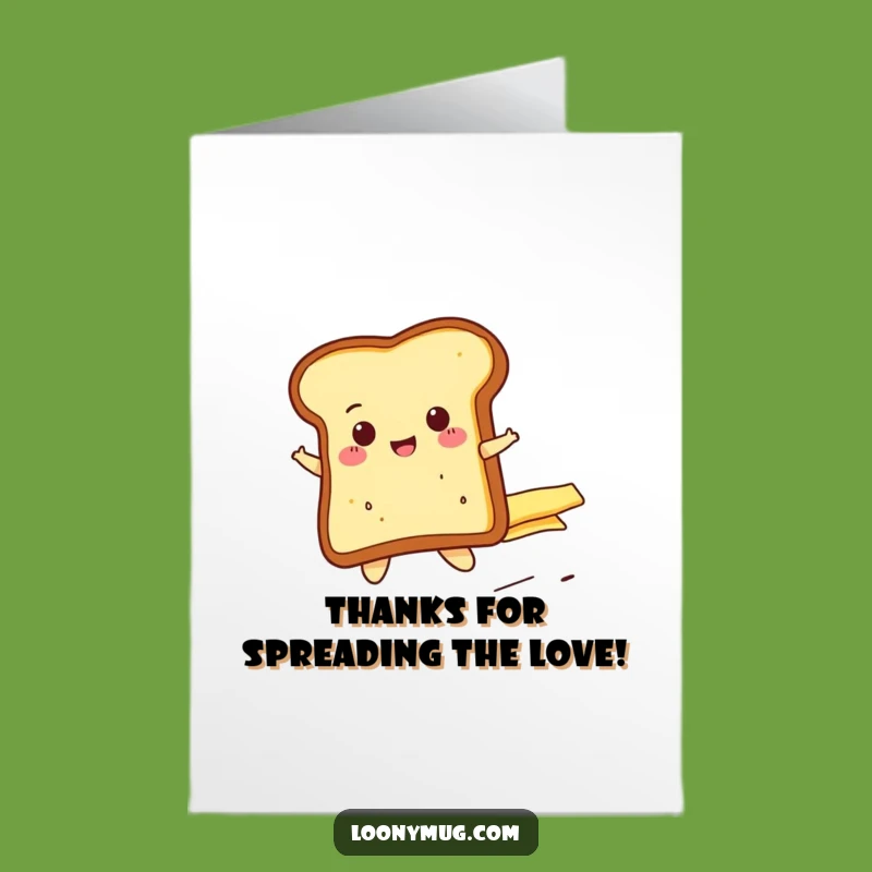 Free Printable Toast Thank You Card - Cheerful & Funny Downloadable Gift
