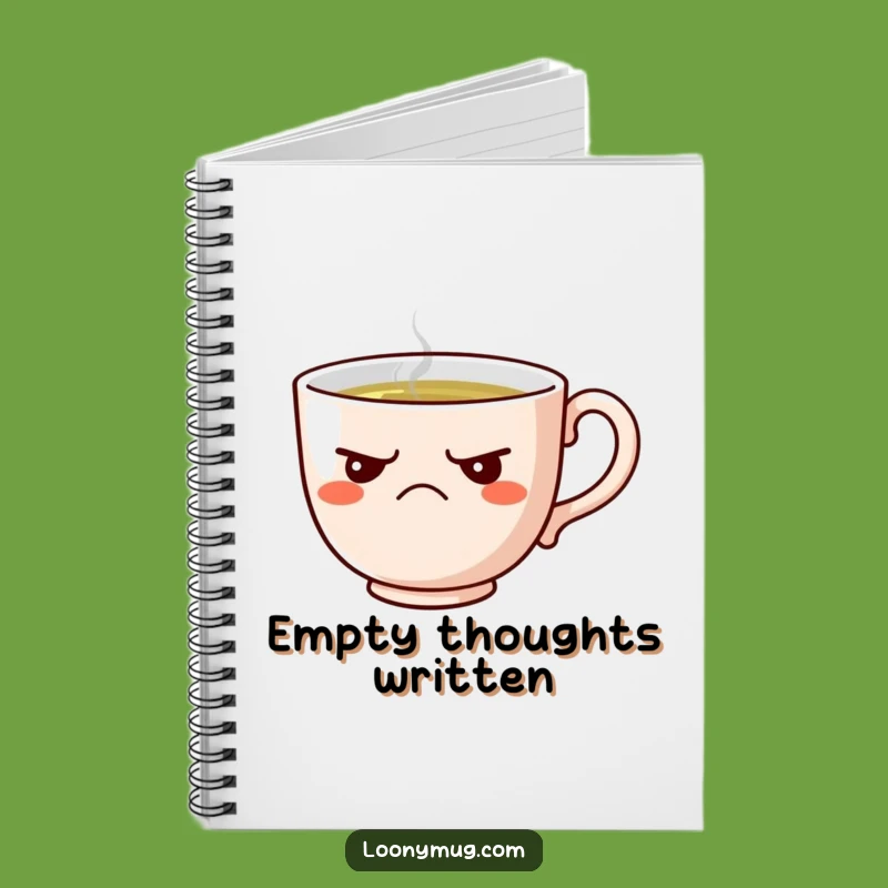 Funny Grumpy Teacup Notebook: Jot Down Your Sarcastic Thoughts in Style!