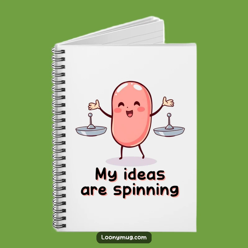 Funny Wobbly Jelly Bean Notebook: Jot Down Your Juggling Acts, Funny Gift