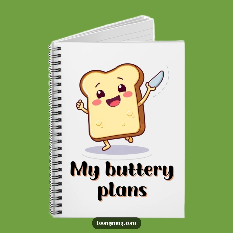 Funny Toast Breakfast Ideas Notebook - Write with Joy!