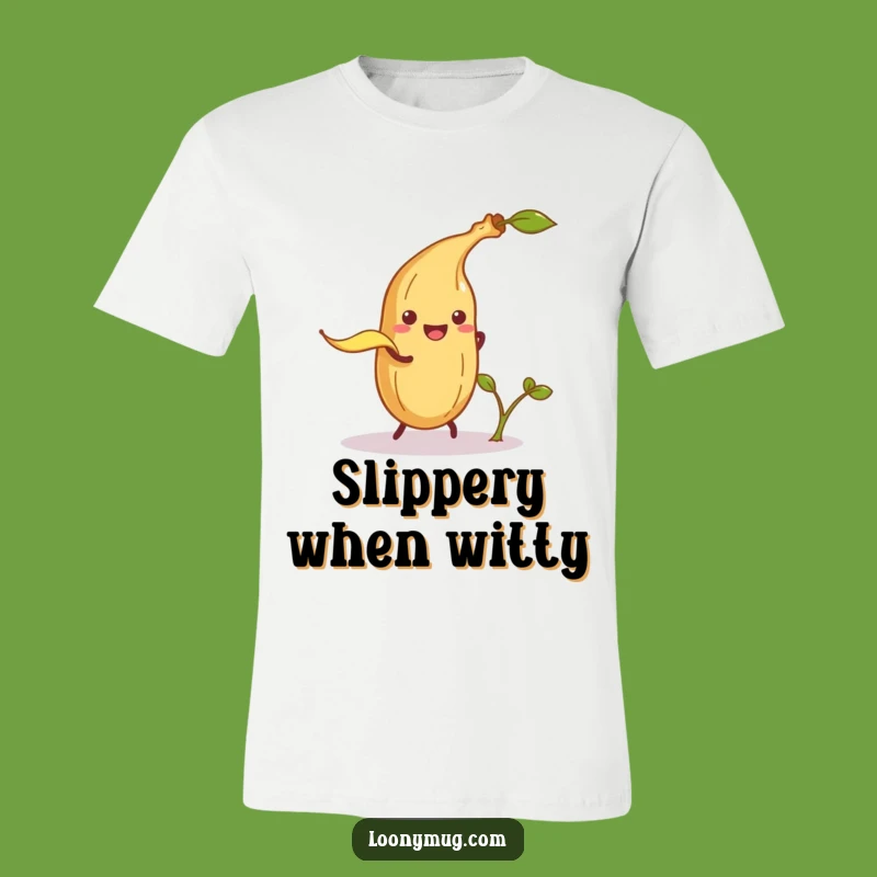 Funny Banana Peel Potato T-Shirt: Prankster Produce's Hilarious Plot - Gift Idea!